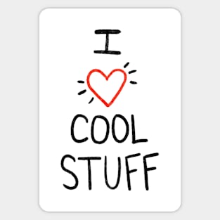 I Luv Cool Stuff Sticker